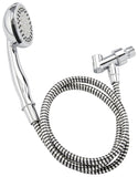 Plumb Pak K745CP Handheld Shower, 1.8 gpm, 5-Spray Function, Polished Chrome, 60 in L Hose