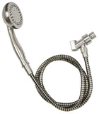 Plumb Pak K745BN Handheld Shower, 1.8 gpm, 5-Spray Function, Brushed Nickel, 60 in L Hose