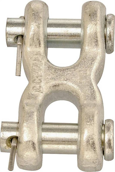 Campbell T5423300 Clevis Link, 1/4 x 5/16 in Trade, 3900 lb Working Load, Steel, Zinc