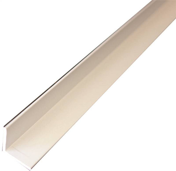 M-D 61184 Angle, 1-1/2 in L Leg, 72 in L, 1/16 in Thick, Aluminum, Mill