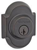 Kwikset Signature Series 980AUD 11P SMT Deadbolt, 1 Grade, Keyed Key, Zinc, Venetian Bronze, 2-3/8, 2-3/4 in Backset