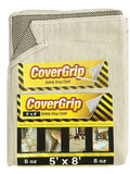 CoverGrip 005808 Drop Cloth, 8 ft L, 5 ft W, Rubber