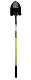 Structron S600 49750 Shovel, 9-1/2 in W Blade, 14 ga Gauge, Steel Blade, Fiberglass Handle, Long Handle, 48 in L Handle