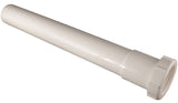 Plumb Pak PP205512 Pipe Extension Tube, 1-1/2 in, 12 in L, Slip-Joint, Plastic, White