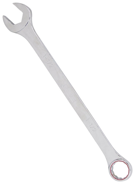 Vulcan MT6547513 Combination Wrench, SAE, 1-1-2 in Head, Chrome Vanadium Steel