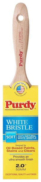 Purdy 144380420 Flat Trim Paint Brush, 2 in W, China Bristle, Beavertail Handle
