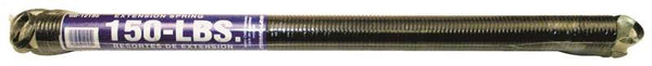 Prime-Line GD 12195 Extension Spring, 1-19/64 in OD, 25 in OAL, Carbon Steel, Galvanized, Loop End, 150 lb