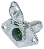 HOPKINS 48435 End Socket, 6/12 V, 6-Pole, Zinc