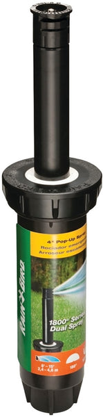 Rain Bird 1804HDS Spray Head Sprinkler, 1/2 in Connection, FNPT, 8 to 15 ft, Plastic