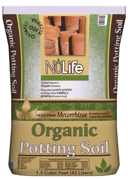 NuLife WNL03310 Potting Soil Bag, 1-1/2 cu-ft Coverage Area Bag