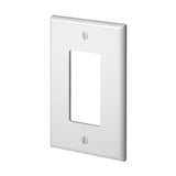 Decora 0PJ26-W Wallplate, 4.88 in L, 3.13 in W, 1 -Gang, Nylon, White