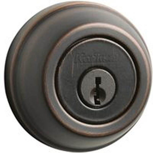 Kwikset 78011PSMTRCALRCS Deadbolt, Different, Smartkey Key, Steel, Venetian Bronze, 2-3/8 to 2-3/4 in Backset