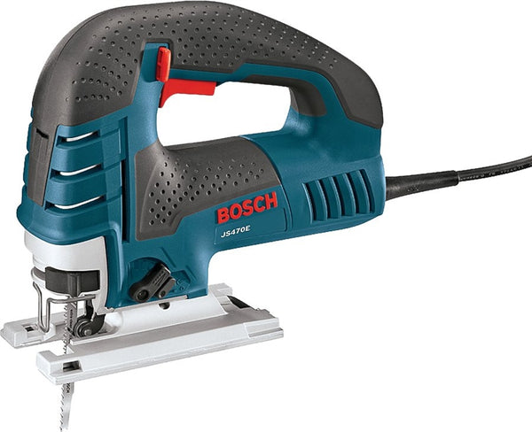 Bosch JS470E Jig Saw, 7 A, 0.87 in Aluminum, 0.37 in Mild Steel, 5.875 in Soft Wood Cutting Capacity, 1 in L Stroke