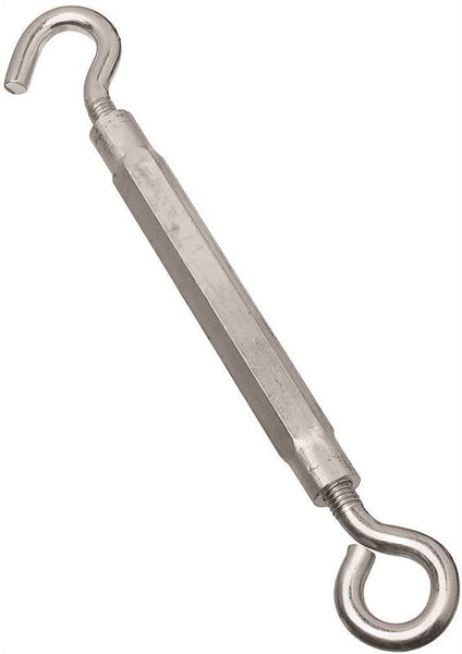 National Hardware 2172BC Series N221-903 Turnbuckle, 320 lb Working Load, 1/2-13 in Thread, Hook, Eye, 17 in L Take-Up