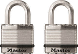 Master Lock Magnum Series M1XT Padlock, Keyed Alike Key, 5/16 in Dia Shackle, 1 in H Shackle, Boron Carbide Shackle