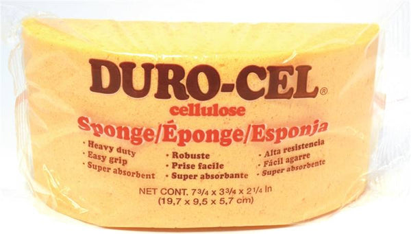 Duro-Cel 03085 Turtleback Sponge, 7-3/4 in L, 3-3/4 in W, 2-1/8 in Thick, Cellulose