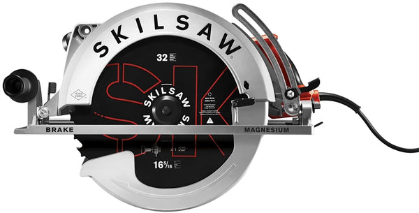 SKILSAW SAWSQUATCH SPT70V-11 Worm Drive Saw, 120 V, 15 A, 16-15-16 in Dia Blade, 1 in Arbor, 45 deg Bevel