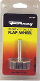 Forney 60189 Flap Wheel, 1-1/2 in Dia, 1/2 in Thick, 1/4 in Arbor, 120 Grit, Aluminum Oxide Abrasive