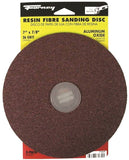 Forney 71654 Sanding Disc, 7 in Dia, 7/8 in Arbor, Coated, 36 Grit, Extra Coarse, Aluminum Oxide Abrasive