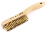 Forney 70519 Scratch Brush, 0.012 in L Trim, Brass Bristle