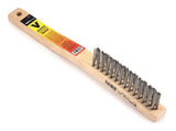 Forney 70523 Scratch Brush, 0.014 in L Trim, Stainless Steel Bristle