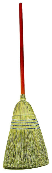 Rubbermaid FG638300BLUE Warehouse Broom, 12 in Sweep Face, Corn Fiber Bristle, 58-1/4 in L, Lacquered/Stained Handle