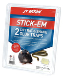 J.T. EATON STICK-EM 100N-6 Glue Trap, 10-1/2 in W, 12-1/2 in H