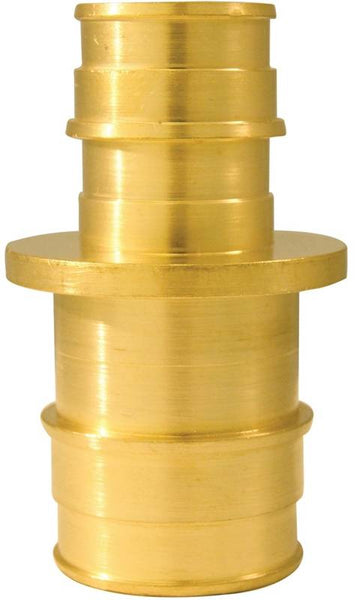 Apollo Valves ExpansionPEX Series EPXC341 Reducing Coupling, 3/4 x 1 in, Barb, Brass, 200 psi Pressure