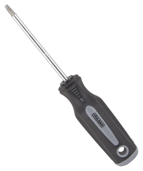 Vulcan MC-SD29 Screwdriver, S2 Drive, Square Drive, 8 in OAL, 4 in L Shank, PP & TPR Handle