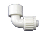 Flair-It PEXLOCK 16802 Pipe Elbow, 1/2 in, FPT, 90 deg Angle