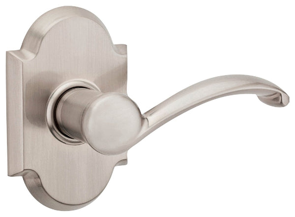 Kwikset Signature Series 720AUL 15 CP Passage and Hall Closet Lever, Satin Nickel, 2-3/8 to 2-3/4 in Backset