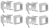Xpanse Select 73012488 Rail Bracket, Vinyl, White, Gloss, For: Select Series Railings