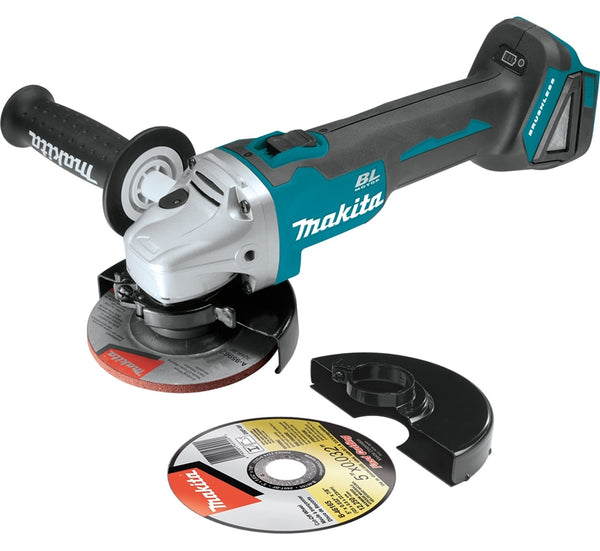 Makita XAG04Z Cut-Off-Angle Grinder, Bare Tool, 18 V Battery, 5 in Dia Wheel, 8500 rpm Speed, Battery Included: No