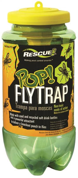 RESCUE POP! PFTR-BB4 Fly Trap, Solid, Musty Reusable