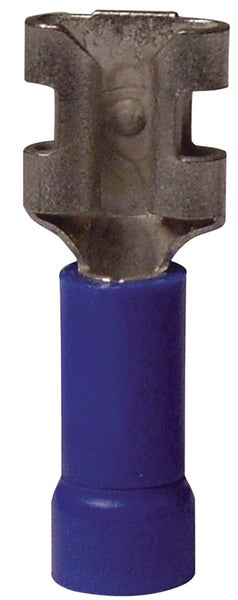 GB 20-143F Disconnect Terminal, 600 V, 16 to 14 AWG Wire, 1/4 in Stud, Vinyl Insulation, Blue