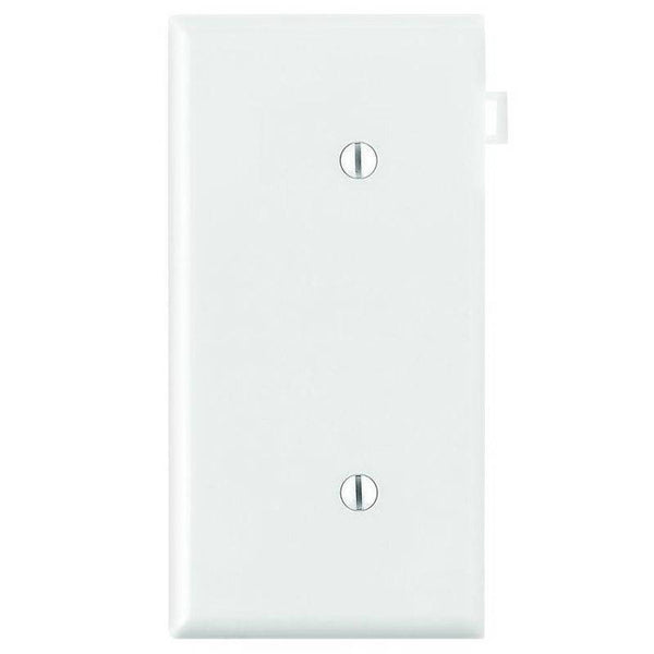 Leviton 905-PSE14-00W Wallplate, 1 -Gang, Thermoplastic Nylon, White, Strap Mounting