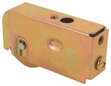 Prime-Line D 1563 Roller Assembly, 1-1/2 in Dia Roller, 5/16 in W Roller, Steel, 1-Roller, Plain Back Mounting