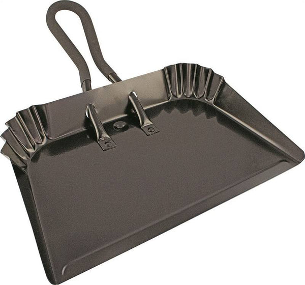 Simple Spaces DL-5006 Dustpan, 17-3/4 in L, 17 in W, Steel, Black