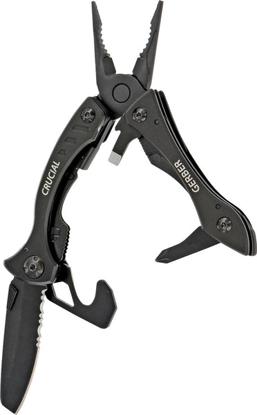 GERBER Crucial Series 31-001518 Multi-Tool, 8-Function, Curved Handle