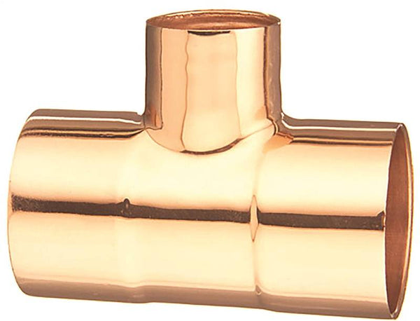 EPC 111R Series 329782X2X1 Reducing Pipe Tee, 2 x 2 x 1 in, Sweat, Copper