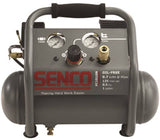 SENCO PC1010N Trim Air Compressor with Control Panel, 1 gal Tank, 0.5 hp, 115 V, 135 psi Pressure, 0.7 scfm Air