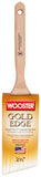 WOOSTER 5236-2-1/2 Paint Brush, 2-1/2 in W, 2-15/16 in L Bristle, Polyester Bristle, Semi-Oval Angle Sash Handle