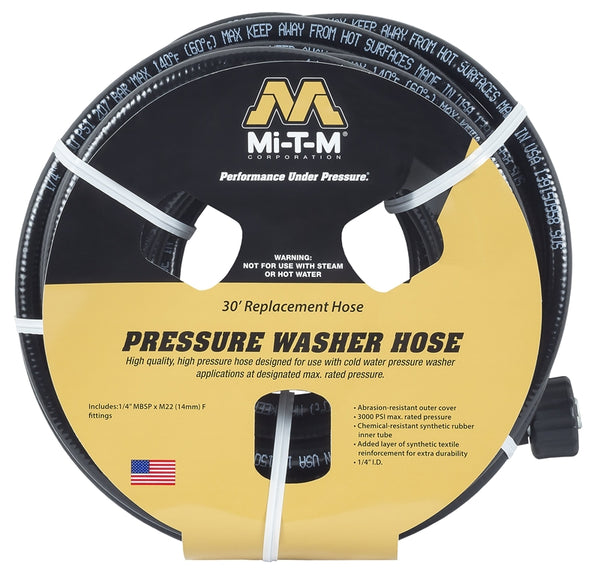 Mi-T-M AW-0015-0239 Pressure Washer Hose, 30 ft L, Plug