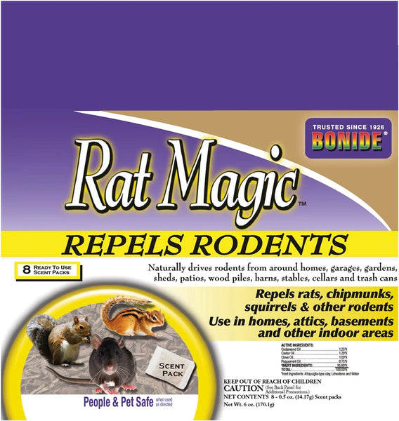 Rat Magic Garden Naturals 8636 Rodent Repellent, Ready-to-Use