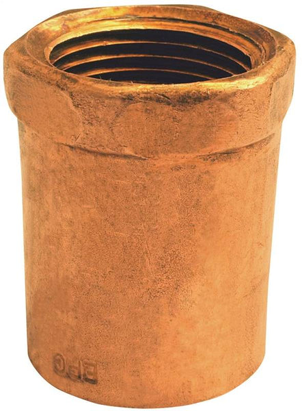 EPC 103R Series 30166 Reducing Pipe Adapter, 1 x 3/4 in, Sweat x FNPT, Copper