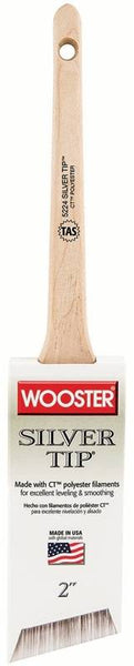 WOOSTER 5224-2 Paint Brush, 2 in W, 2-7/16 in L Bristle, Polyester Bristle, Sash Handle