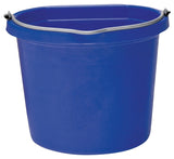 FORTEX-FORTIFLEX FB-108 FB-108BL Bucket, 8 qt Volume, Rubber/Polyethylene, Blue