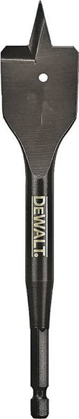 DeWALT DW1586 Spade Drill Bit, 1-1/2 in Dia, 6 in OAL, 1/4 in Dia Shank, Hex Shank
