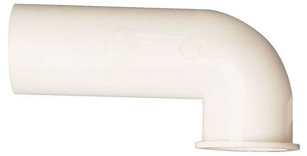 Plumb Pak PP855-78 Disposal Drain Elbow, Plastic, White, For: InSinkErator Disposals
