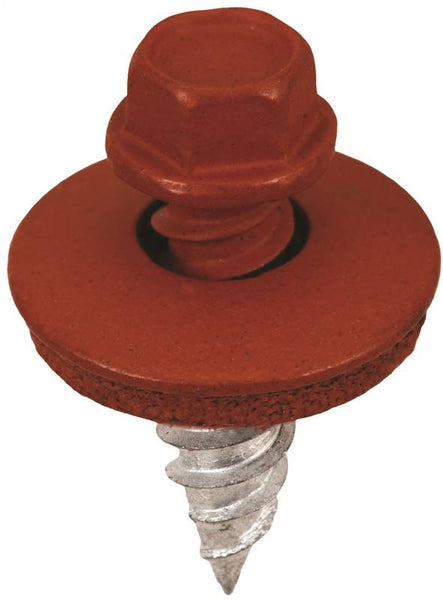 Acorn International SW-SS1234BR250 Stitch Screw, #12 Thread, High-Low Thread, Hex Drive, Piercing, Self-Tapping Point
